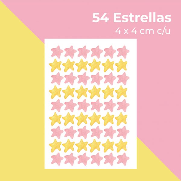 Vinilo Adhesivo Decorativo Infantil Pared- Arcoiris y Estrellas - Imagen 3