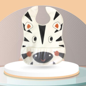 Babero Impermeable Bebé y Niños Velcro Zebra