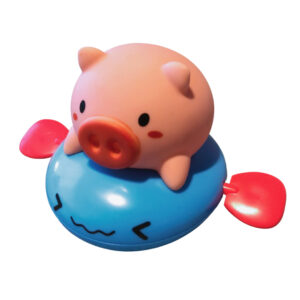 Juguete para el Baño / Agua Bebé y Niños Chanchito Doble Función Azul