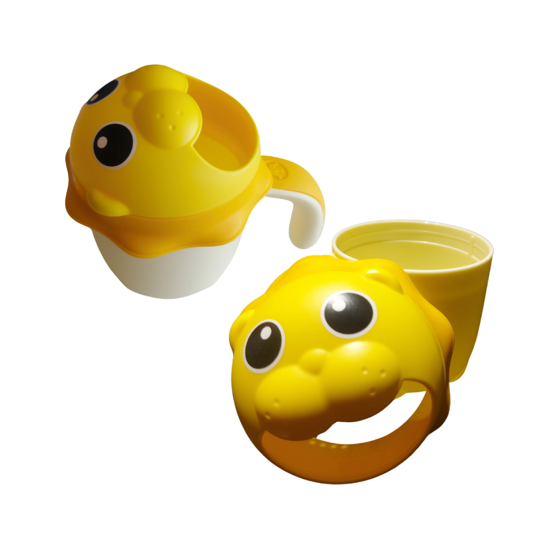 Jarra para la hora del baño diseño león