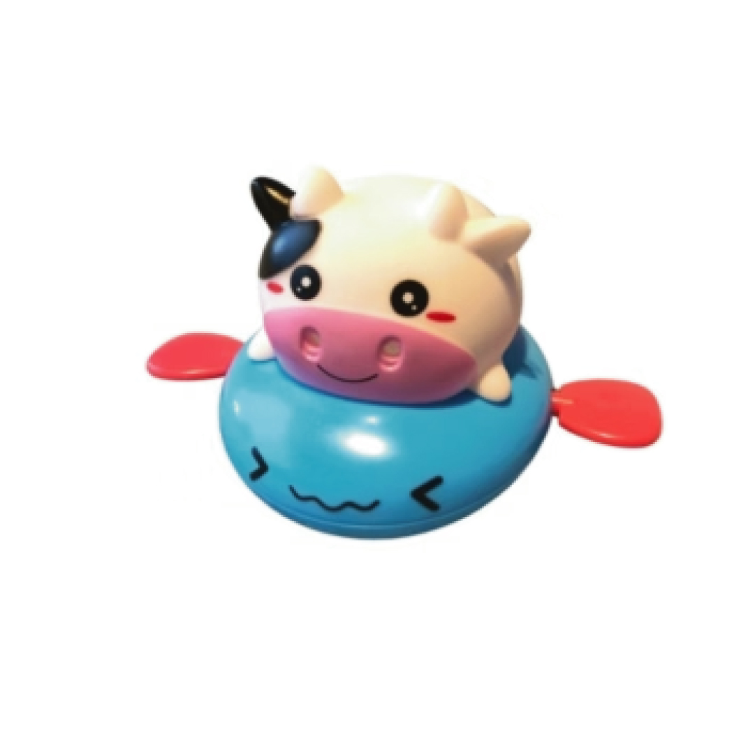 Juguete para el Baño / Agua Vaquita Doble Función Azul Bebé y Niños